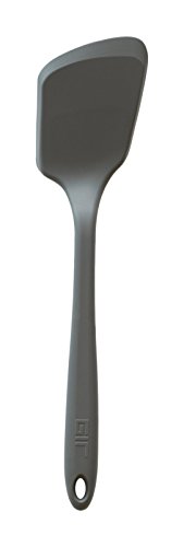 GIR: Get It Right Premium Silicone Spatula Turner | Heat-Resistant up to 550&deg;F | Nonstick Pancake Flipper, Egg Spatula, Kitchen Spatula | Mini - 11 IN, Gray