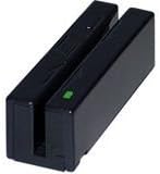 magtek nr 21080204 mini wedge msr reader track 1/2 ps2 black