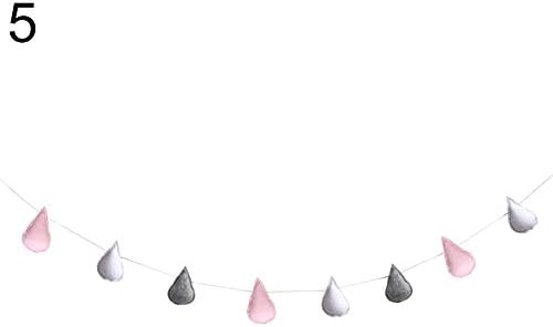 Momangel Lovely Raindrop String Bedroom Bedroom Wall Hanging Decor Wall Hanging Decoration Kids Room Classroom Party Ornament Decoration House Ceremony Living Room Home Furnishing Accessories 5#