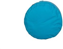 Hip Chik Chairs VCL03899-3146 Tech-Leather Bean Bag Round Ottoman, Kids, Sky Blue