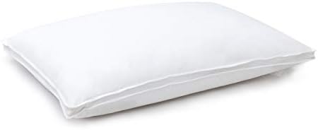 Ivoguey Goose Down Feather Pillows for Sleeping - Premium 100% Cotton Fabric Cover (Queen-Single)
