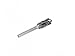 YUFUTOL Carbide Burrs for Aluminum - 5pcs Aluma Cut Carbide Rotary Burr Files Set 1/4