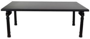 Luxor Black Laminate 32-inch Portable Desktop Converter with Foldable Legs