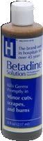 Betadine 8oz. Solution, 10% Topical Antiseptic Kills Bacteria, Viruses, Fungi and Yeasts