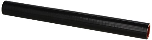 HPS HTST-087-BLK Silicone High Temperature 4-ply Reinforced Tube Coupler Hose, 100 PSI Maximum Pressure, 12