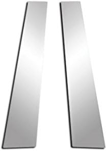 QMIP310320-2 POLLAR Post Set for Honda Civic 2-Door Pillar Posts are Mirror Polished 304 Stainless Steel Beveled Edges Set of 2
