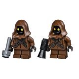 LEGO Star Wars Set of 2 Jawa minifigures with Black - Grey gun from Sandcrawler (75059)