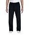 Gildan Men's Elastic Waistband Double-Needle Hem Sweatpant, X-Large, Black