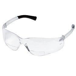 Crews BearKat Bifocal Safety Glasses - Clear Lens 1.5 Diopter