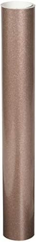 Styletech Ultra Glitter Glossy Permanent Vinyl, 12" x 6', Rosy/Rose Gold