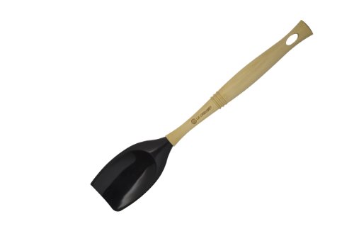 Le Creuset Revolution Silicone Spatula Spoon, Black