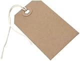 Q-Connect KF01597 Strung Tag 82x41mm Buff Pack of 1000 view 3