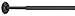 Umbra Coretto 36-Inch-by-54-Inch Tension Rod, Black