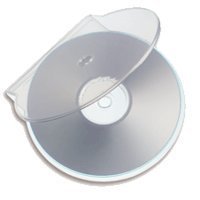 10 x CD Clear Clam Shell Storage Cases for 1 Disc - C-Shell
