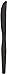 Georgia-Pacific Dixie 7.5'' Heavy-Weight Polystyrene Plastic Knife by GP PRO (Georgia-Pacific),Black,KH517,(Case of 1,000)