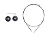 Options Interchangeable Circular Knitting Needle Cables - Black Cables -60"
