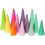 Grimm's Pastel Rainbow Forest Set of Tree Figures for Pretend Play