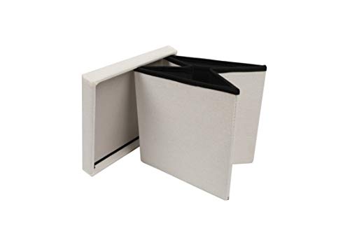 FLUYTCO Wedding Card Envelope Box - Linen Fabric & Removable Ribbon Bow - Collapsible - Perfect for Weddings, Baby Showers, Birthdays, Graduations - Large Size, 100+ Cards