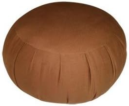 Jumbo Kapok Zafu Meditation Cushion, Cinnamon
