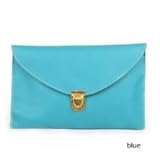 Keral Women's Envelope Clutch Handbag Blue