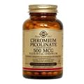 Solgar Chromium Picolinate Vegetable Capsules, 500 Mcg, 60 Count