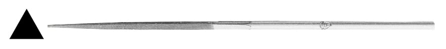 Erizo LATF Fine Triangle Needle File