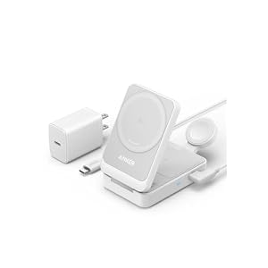 Anker MagGo Wireless Charging Station (Foldable 3-in-1) Qi2対応 マグネット式 3-in-1 ワイヤレス充電ステーション