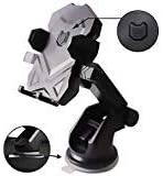 Car Phone Mount, Durable Dashboard Cell Phone Holder Compatible for iPhone Xs Max 8 Plus 7 Samsung Galaxy S10 S9 S8 Plus Edge Note 9 and More