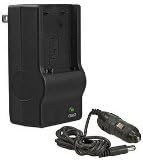 Kinamax Replacement Charger + Car Adapter for Nikon Coolpix S200, S210, S220, S230, S500, S510, S520, S570, S60, S600, S700