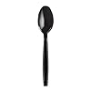 Black-Plastic-Spoons-Heavy-Duty-Spoon-Pack-of-50-Tableware-and-Dinnerware Black Plastic Spoons | Heavy Duty Spoon (Pack of 50) Tableware and Dinnerware