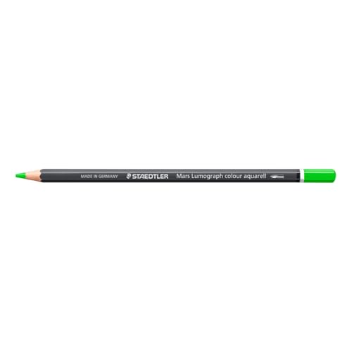 STAEDTLER Watercolour Pencil - Grass Green - Mars Lumograph Colour Aquarell - Pack of 6, 104-51