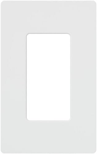 Lutron CW-1-WH 1-Gang White Wall Plate