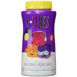 U-Cubes Children's Multi-Vitamin and Mineral Gummies, 120 Gummies (Pack of 3)