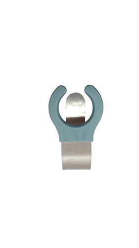 Wine Glass Holder Accessory for Sofas and Recliners. Aluminum Frame with Rubberized Holder