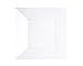 Premium Disposable Dessert and Appetizer Plates, 6” Square Clear Plastic for Weddings and Catering (50 Count)