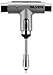 Silver Ratchet Skateboard Tool SILVER