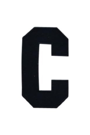 c patch on football jersey