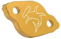 Rear Master Cylinder Reservoir Cover - Hammerhead Designs - GOLD - Honda CRF250R/X, CRF450R/X, CRF150R, CR125/250