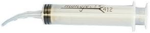 12 cc Disposable Syringe with Tapered Curved Tip by HSB Veterinary Supply