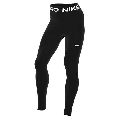 Nike Damen W Np 365 Tight Hose, Black/White, XXL EU thumbnail 1