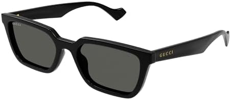 Amazon.com: Gucci GG1426S Black/Grey 54/19/145 men Sunglasses