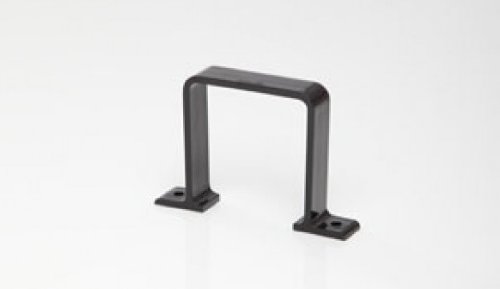 POLYPIPE RS236 Black Square Flush Downpipe Bracket Pack of 3