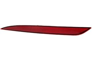 PenRux Rear Bumper Reflector for Tesla Model Y 2020-2025 – Red Tail Marker Light Lens Trim – Waterproof & Scratch Resistant Replacement for 1495817-00-C / 1495818-00-C | Easy to Install (Left)