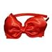 A Girl Company Satin Headband with Attached Layered Hair Bow