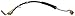 ACDelco Professional 18J1646 Front Passenger Side Hydraulic Brake Hose Assembly