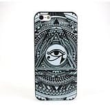 iPhone 6 4.7" Illuminati Don't Trust Anyone All Seeing Eye Hard Case Cover (White)