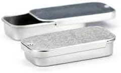 Empty Slide Top Tin Containers for Lip Balm, Crafts, Storage Kit - .25oz, by DIY Supply