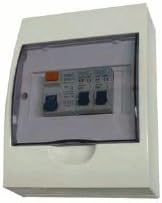 Cudis ECU06/1 Insulated Garage Consumer Unit c/w 6A + 20A Type B MCBs &amp; 63A 30mA RCD IP50 by Cudis