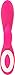Pure Love G-Spot Silicone Rabbit Vibrator Pink, Rechargeable Clitoris Stimulator, Water-Resistant and Multi Function, Adult Sex Toy, Dual Stimulation