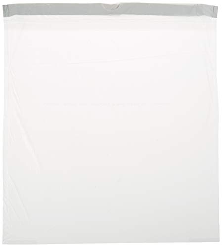 Plasticplace 4-6 Gallon White Drawstring Bags, 100% Prime Material, 17x20, 0.7 Mil, 200/Case